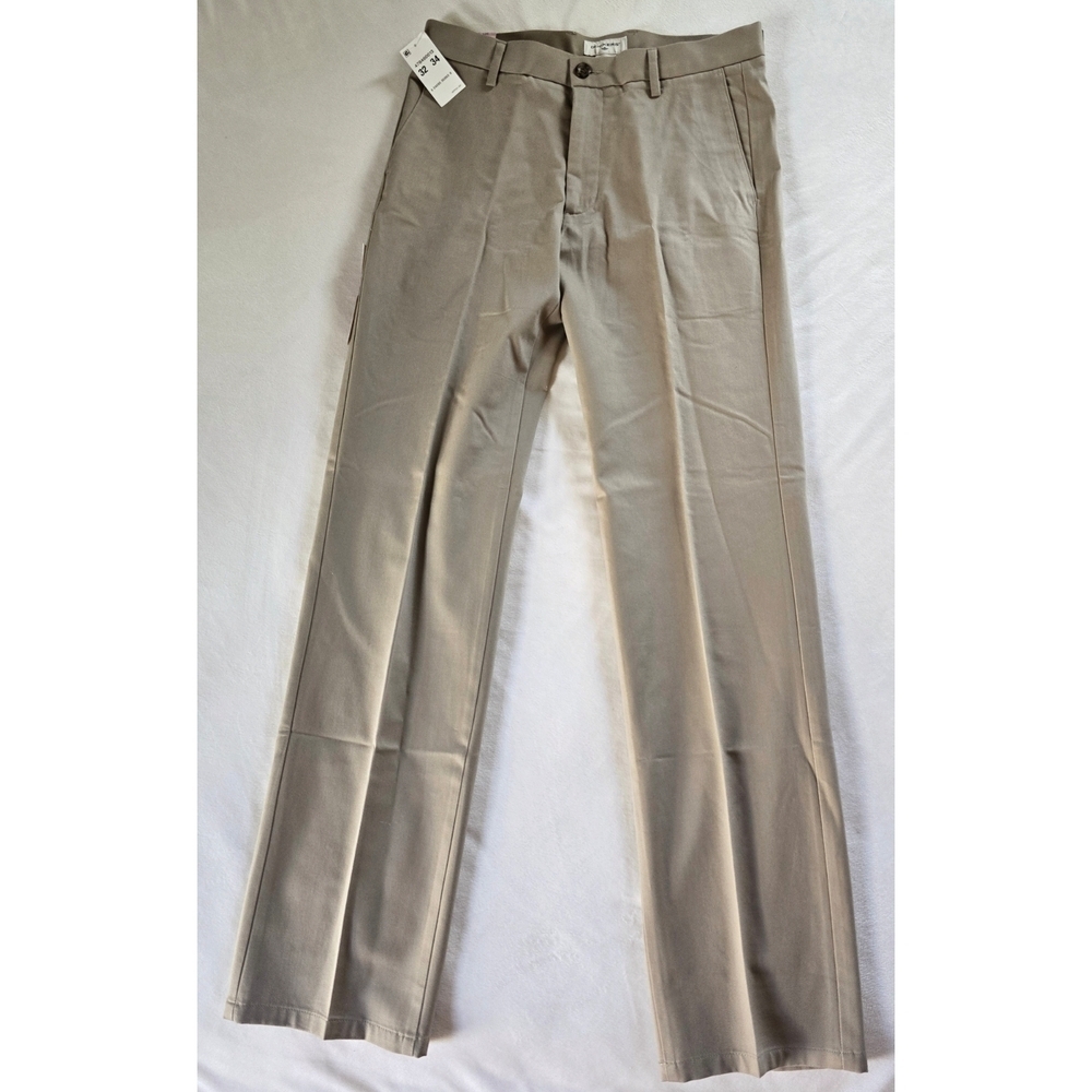 Dockers▪️32x34 Men's Slim Fit Stretch Best Pressed Signature Khaki Pants NWT